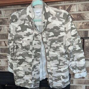 Kenzie Jeans Camouflage Jacket Size Large